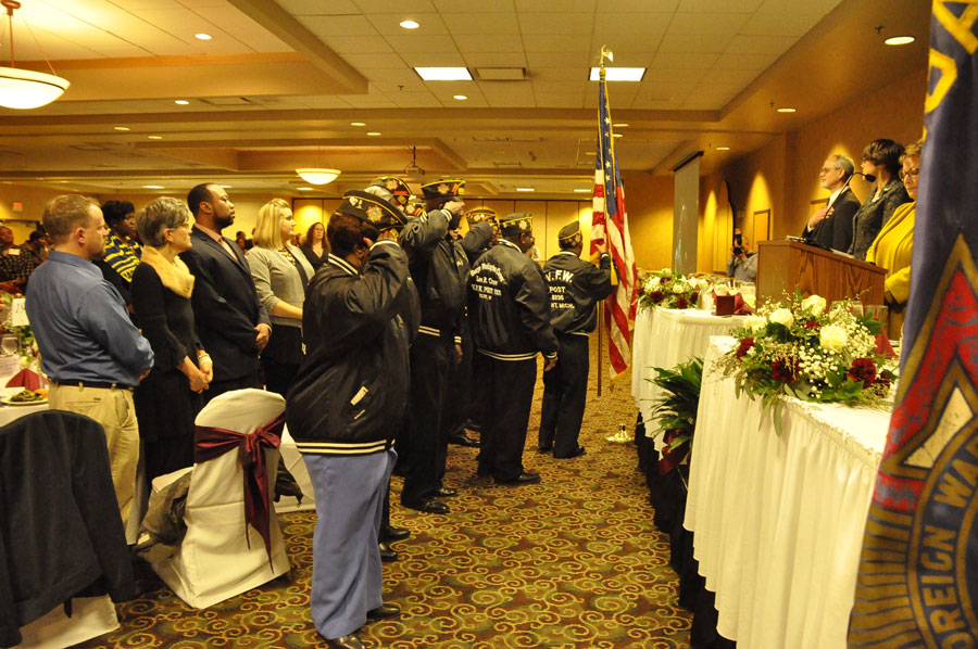  Dr. George Washington Carver & Leo R. Crow VFW Post 8235 performing the MLK Opening Ceremony