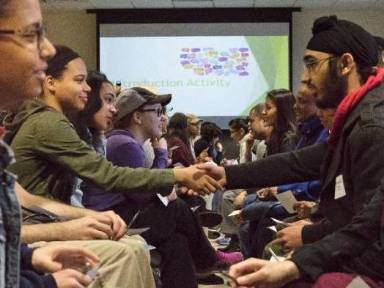 Students at an International Event