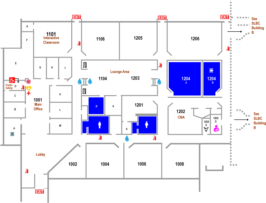 Southern Lakes Branch Center  - Building A Floor Plan Map