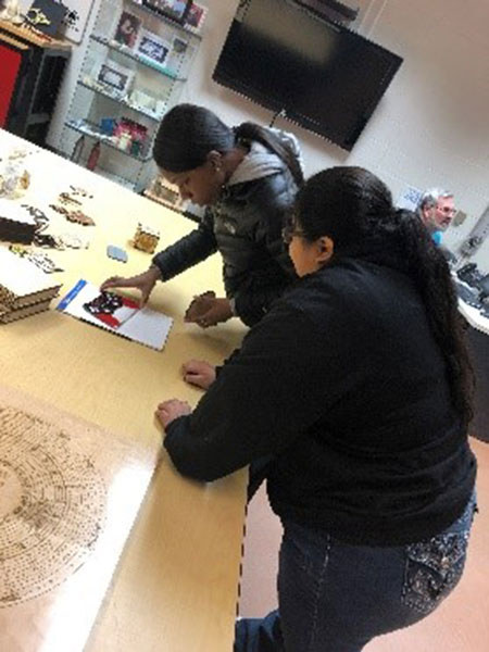 Photo of Utilizing the FABLab on the main campus for prototype design